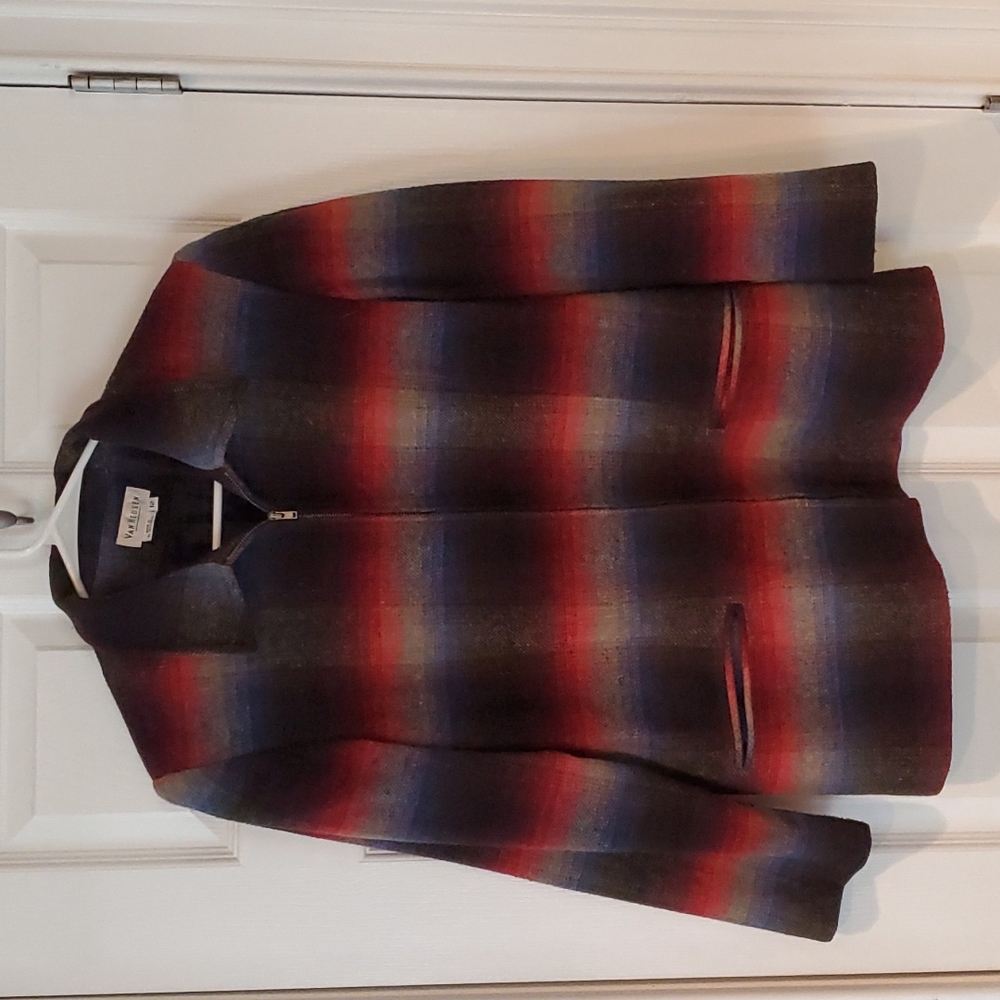 Van Heusen Multicolor Striped Wool-Blend Blazer Jacket